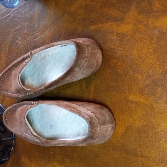 Vivonic McKenzie Toffee Suede Sherpa Lined Driving Moccasin/Slipper - Picture 6 of 8